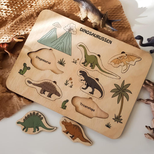 Dinosaurussen inlegpuzzel